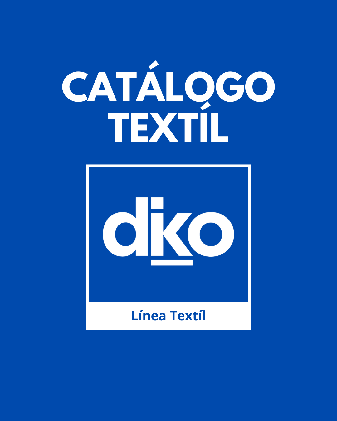 Catálogo Textil Diko